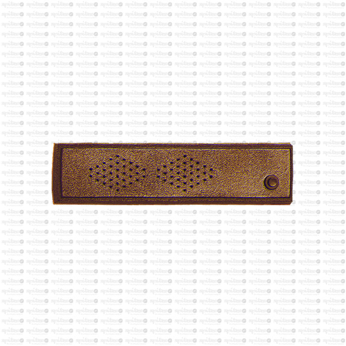 spitzer_messing_sprechanlagen_9488 Sprechanlagen-Deckplatte Natur 9488
